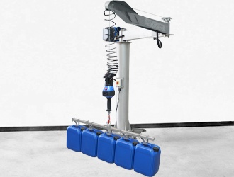 Potence cobra inox IN-LIFT avec manipulateur à bidons