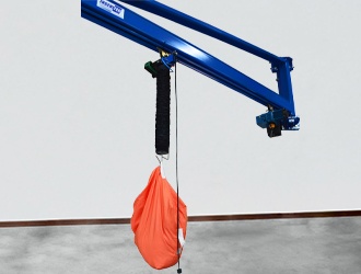 Tube de levage spécifique pour sacs de blanchisserie