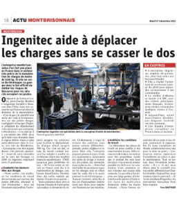 Article sur visite INGENITEC