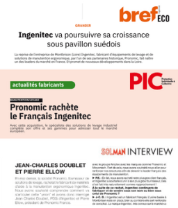 Apparition Presse Ingenitec